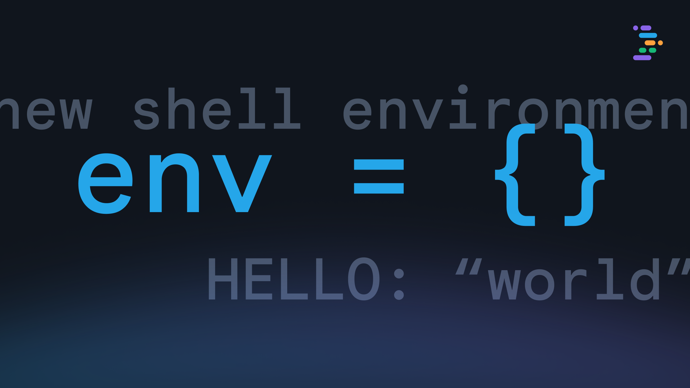 Nix environment visual
