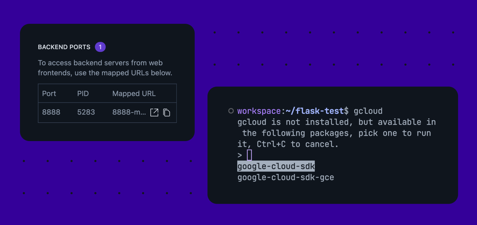 Autodetect Ports and Terminal Commands
