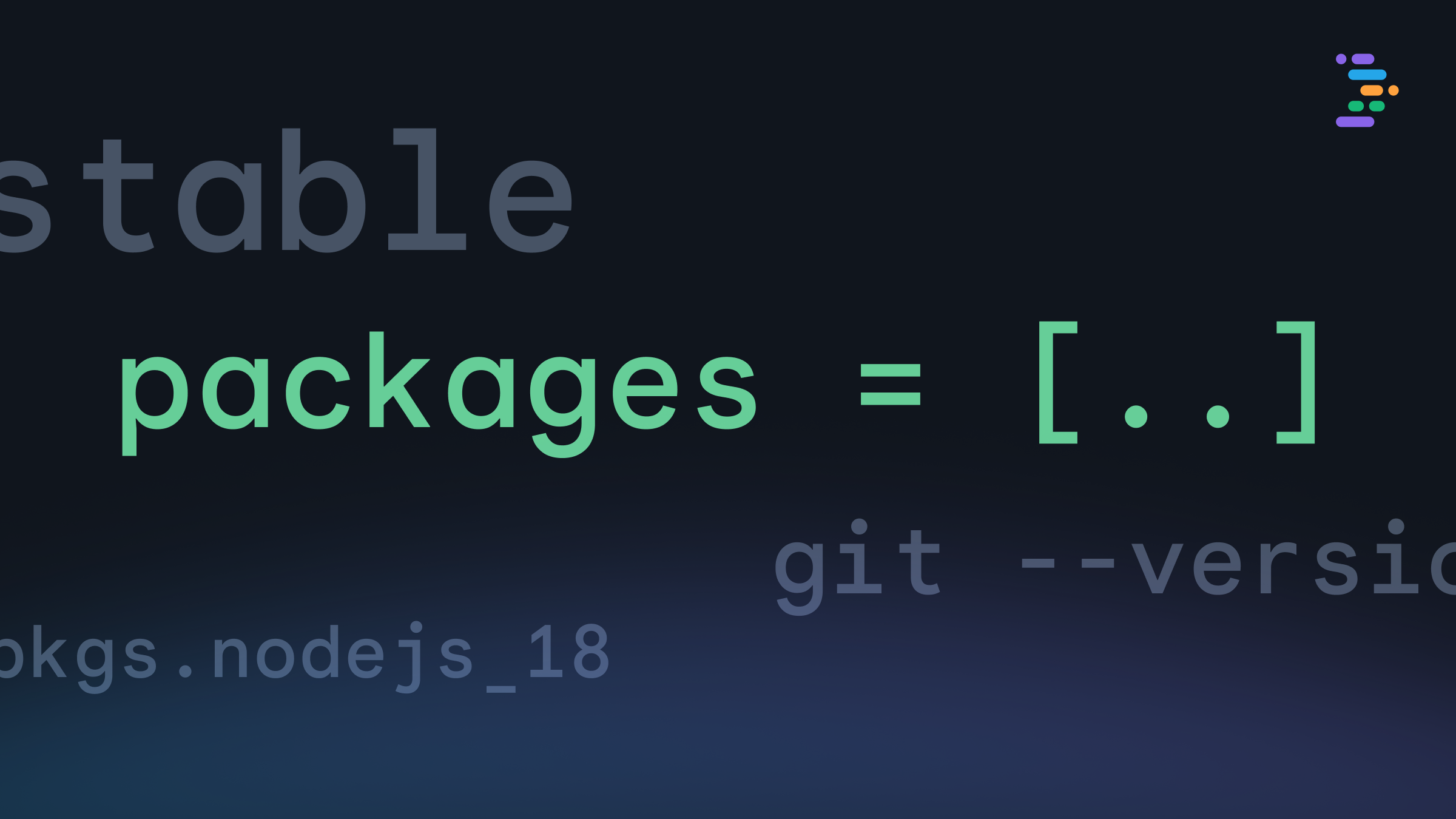 Nix packages visual
